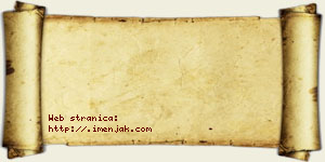 Jasna Veljoglavac vizit kartica